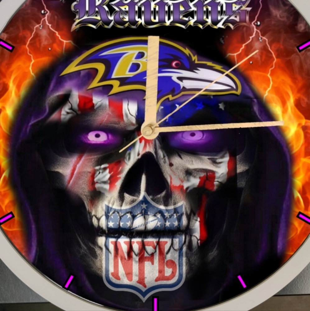 Ravens clock